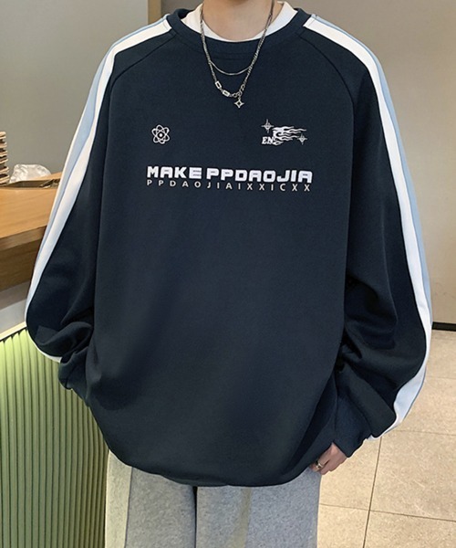 NOWLE（ノウル） トレーナー スウェット 「NOWLE」ビッグシルエット