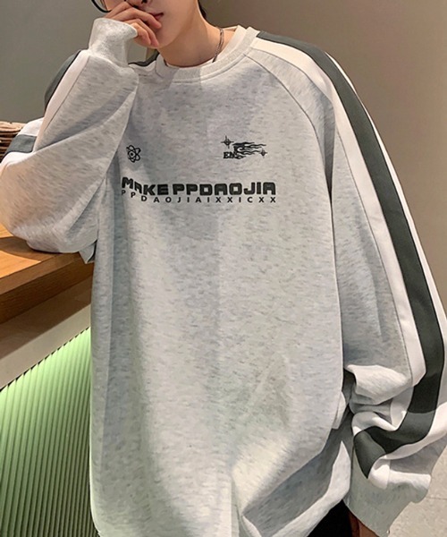 NOWLE（ノウル） トレーナー スウェット 「NOWLE」ビッグシルエット