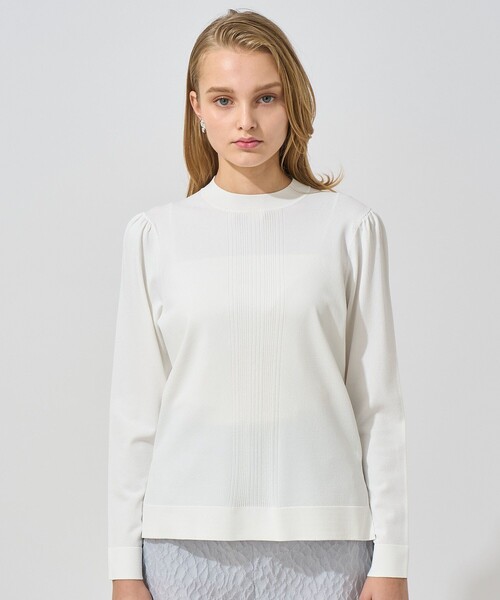 【新品未使用】ANAYI 2025SS タイ付きハイネック プルオーバー 38 セール】【Eternal Line 2025】タイ付きハイネック プルオーバー