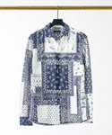 シャツ 「25S/S」アズレージョプリント 長...の詳細画像2