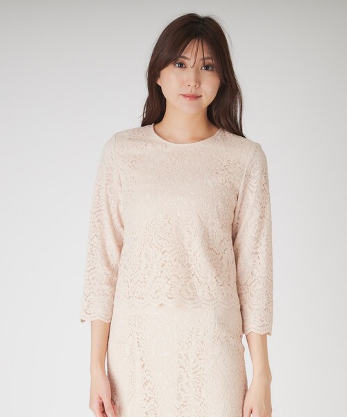 MAX&CO レース　ブラウス COUP DE CHANCE（クードシャンス） ブラウス シャツ 「洗える」レース