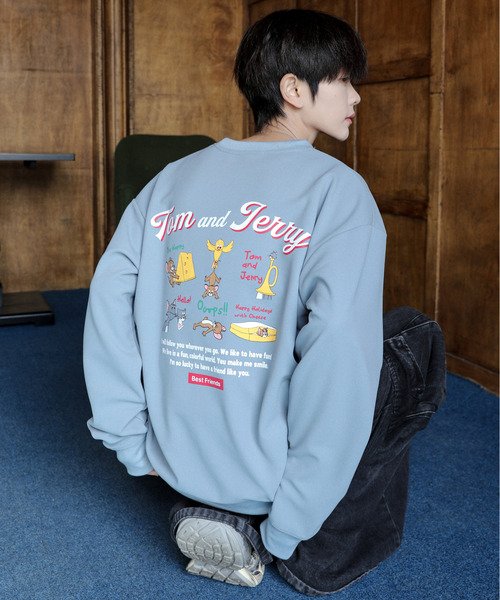 トレーナー スウェット 「neos」TOM＆JERRY トムとジェリー