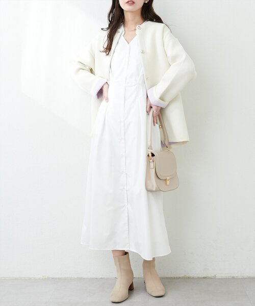 natural couture ワンピース タックシャツワンピース : ZOZOTOWN Yahoo