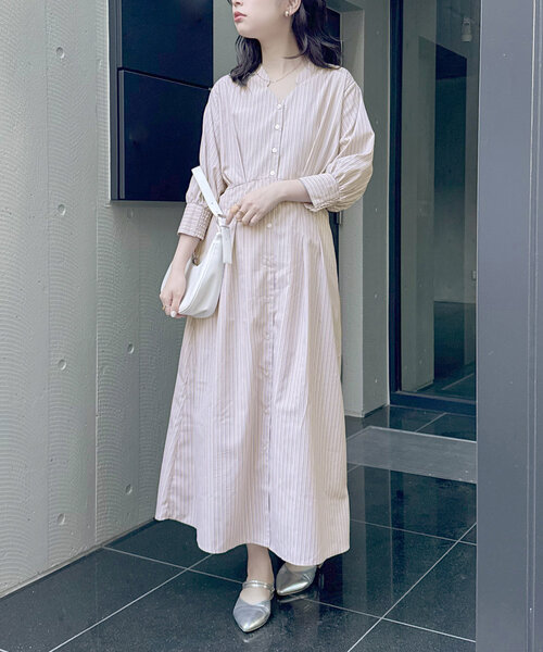 natural couture ワンピース タックシャツワンピース : ZOZOTOWN Yahoo