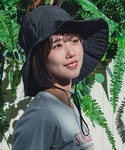 帽子 ハット uvカット 紫外線カット レディ...の詳細画像1