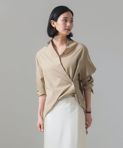 VERY掲載！Demi-Luxe BEAMS 新品未使用タグ付　オーバーシャツ Demi-Luxe BEAMS - VERY掲載！Demi-Luxe BEAMS 新品未使用タグ付