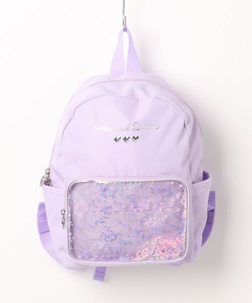 Kids Foret（キッズフォーレ） リュック スパンコール入りクリア