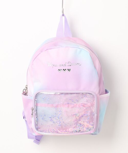 Kids Foret（キッズフォーレ） リュック スパンコール入りクリア 