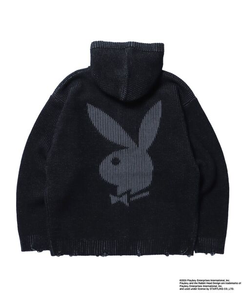 PLAYBOY パーカー 「SEQUENZ（シークエンズ）」PB RHD KNIT ZIP