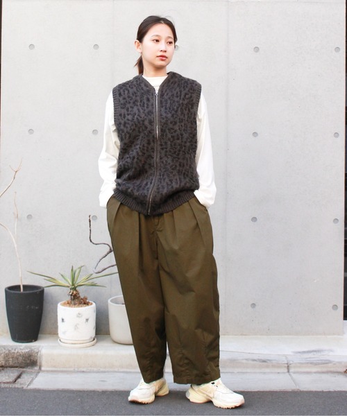 TOWNCRAFT ベスト ジレ / タウンクラフト SHAGGY PATTERN ZIP