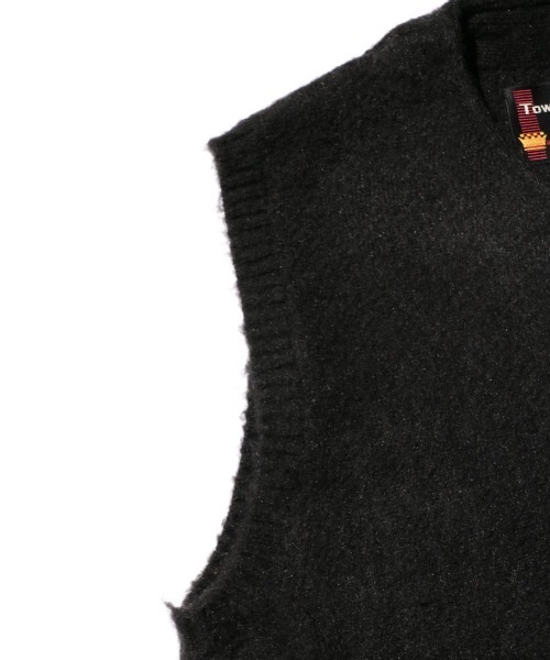 TOWNCRAFT（タウンクラフト） ベスト ジレ SHAGGY PATTERN ZIP VEST