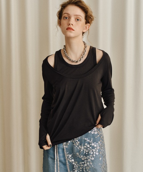 売れ筋商品|||イーブン アンド オド Tシャツ レディース トップス 2 PACK - Top - white/black antiqua チェック柄 ワイドシャツ シャツ レディース トップス