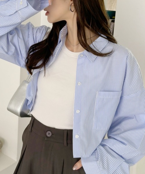 ブラウス シャツ 製品染めポケットシャツ レディース 製品染めカラーシャツ[DRA4-23W104]｜URBAN RESEARCH公式