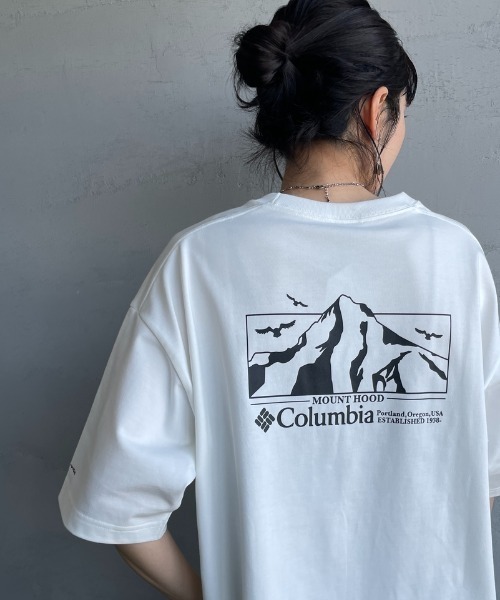 tシャツ 「WEB限定」「Columbia/コロンビア」 LOMA VISTA バックプリントTシャツ レディース メンズ Columbia tシャツ 「WEB限定」「Columbia/コロンビア」 LOMA