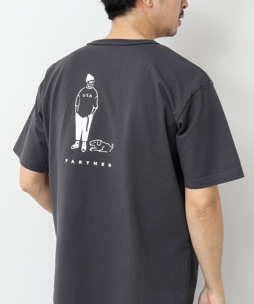【新品未使用タグ付き】BARNS OUTFITTERS M size BARNS OUTFITTERS tシャツ 「BARNS OUTFITTERS」別注タフネックT
