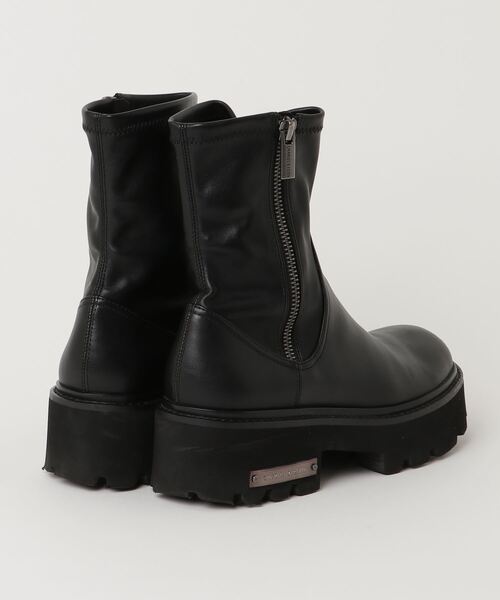 セール 値段 CHARLES&KEITH◇ブーツ/37/ブラック/SL1-90280052 ロング