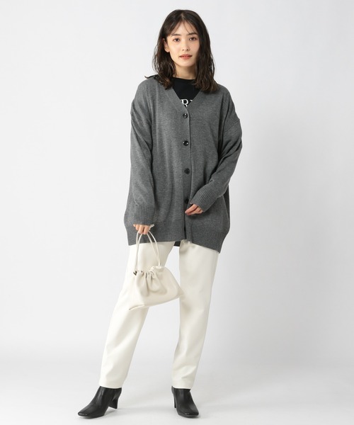 「BARNYARDSTORM」 ニットカーディガン 1 モカ レディース_画像4