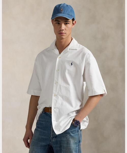 Polo Ralph Lawurren 100%コットン メンズLサイズ POLO RALPH LAUREN シャツ オーガニック コットン ビッグ メンズ