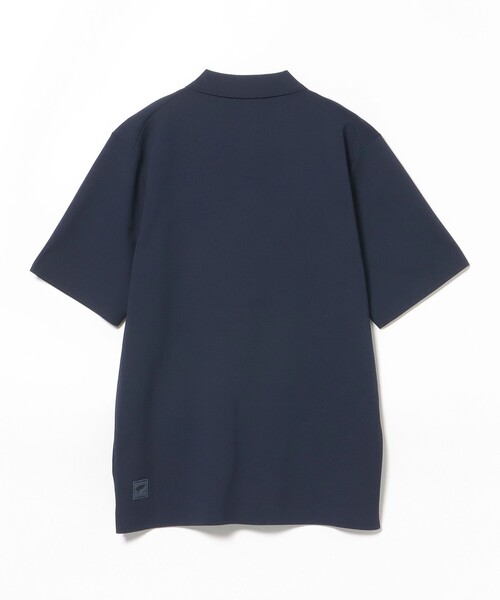 BEAMS GOLF / ダブルボタン ニットポロシャツ LARGE,ネイビー BEAMS GOLF / ダブルボタン ニットポロシャツ LARGE,ネイビー