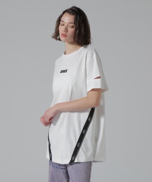 AVIREX（アヴィレックス） ワンピース CUFFS OPEN LOGO TAPE