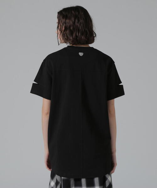 AVIREX ワンピース CUFFS OPEN LOGO TAPE EMBROIDERED ONEPIECE