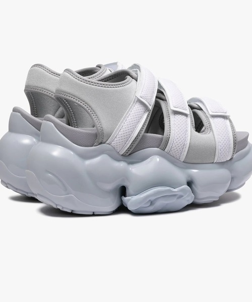 grounds サンダル 「grounds」 MOOPIE CATERPILLAR SANDAL - white 