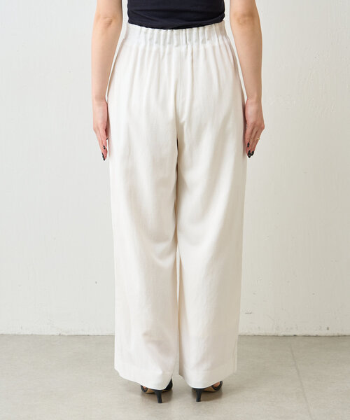 Jena espace merveilleux パンツ リネンキャタピラーパンツ