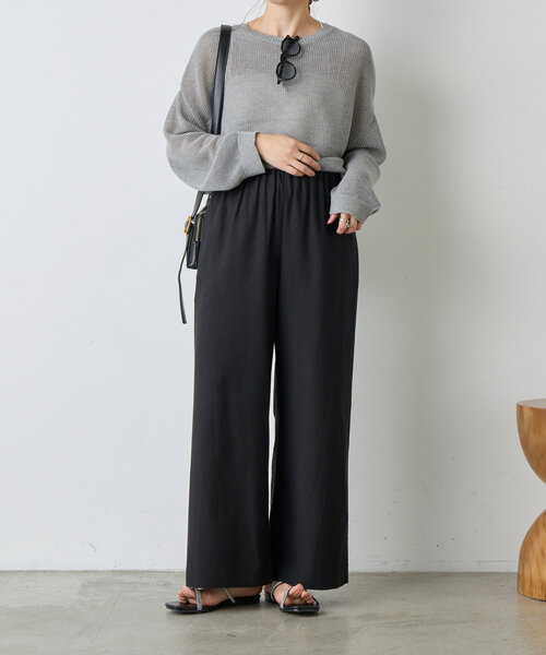 新品＊jena espase merveilleuxテンセルキャタピラーパンツ Jena espace merveilleux パンツ テンセルキャタピラーパンツ