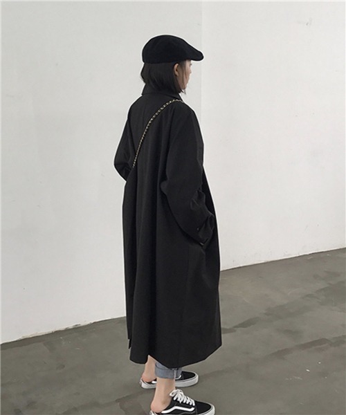 「Dream garden」 ステンカラーコート S カーキ レディース_画像7