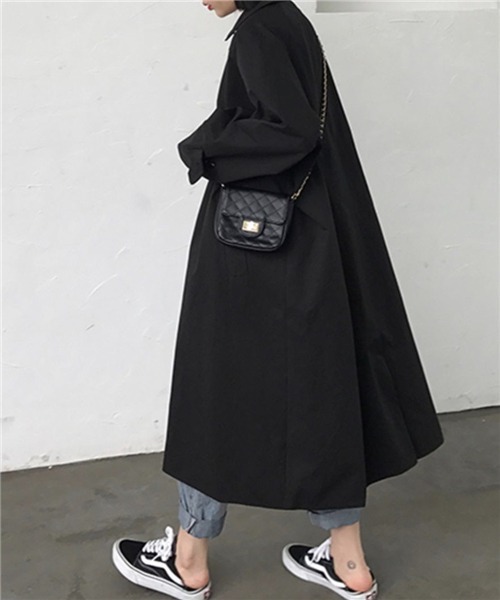 「Dream garden」 ステンカラーコート S カーキ レディース_画像8