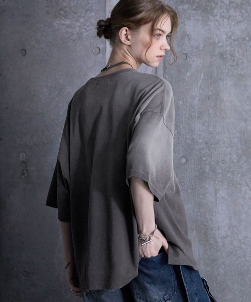 SERACE tシャツ 「SERACE」Vintage design loose gradation t