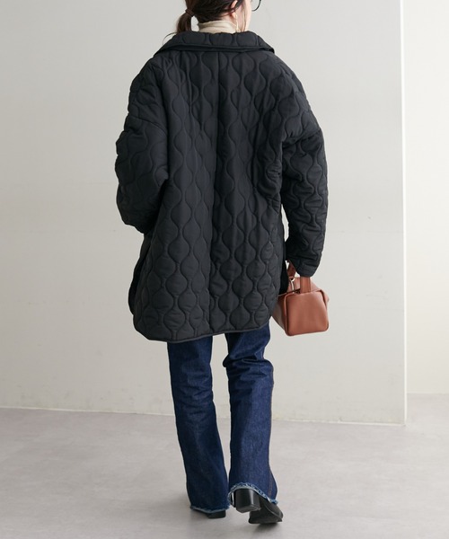 「DISCOAT」 コート MEDIUM カーキ レディース_画像3