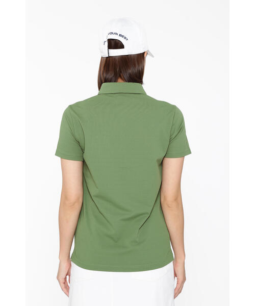 中古品　PING ポロシャツ　半袖　ブルー　Lサイズ　レディース PING ポロシャツ ポロ 「PING APPAREL」エコブルー半袖
