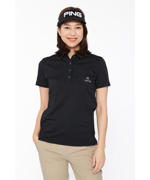 PING ポロシャツ ポロ 「PING APPAREL」エコブルー半袖