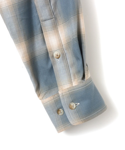 ブラウス シャツ atmos pink Ombre Check Shirt / アトモス ピンク オンブレ チェック シャツ レディース セール】atmos pink Ombre Check Shirt / アトモス ピンク