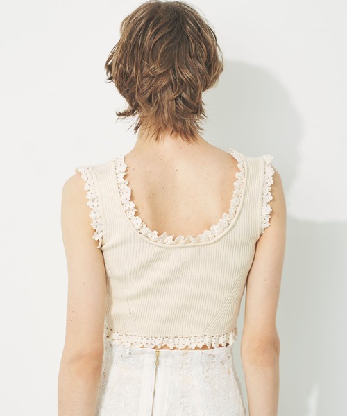 DEICY 大人気ニット 新品未使用 DEICY ニット セーター レースフリルニット レディース