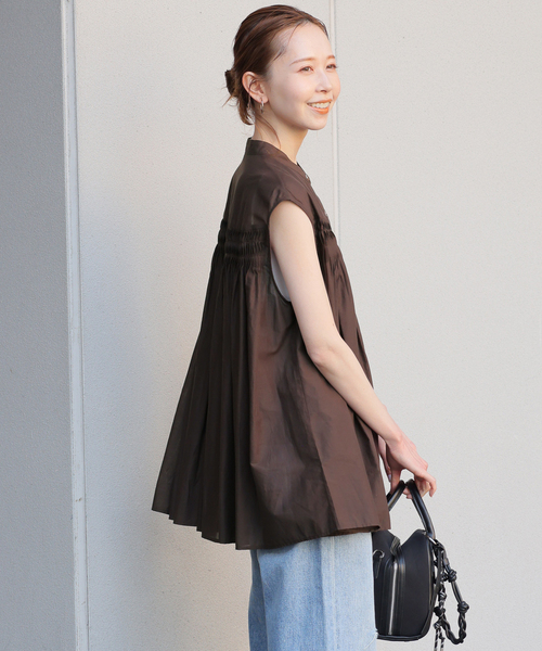 ジャーナルスタンダード . ジレ ノースリーブ シャツ ブラウス JOURNAL STANDARD - ジャーナルスタンダード . ジレ