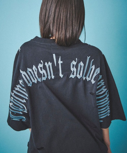 GALFY tシャツ GALFY（ガルフィー）病みに染まりし反戦T
