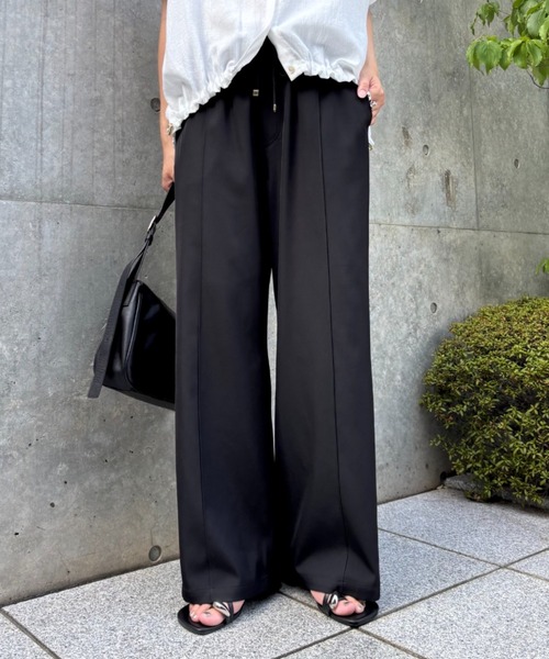 Jena espace merveilleux✨ トロミイージーパンツ✨ブラック Jena espace merveilleux パンツ 「新色登場」「-3kg見え