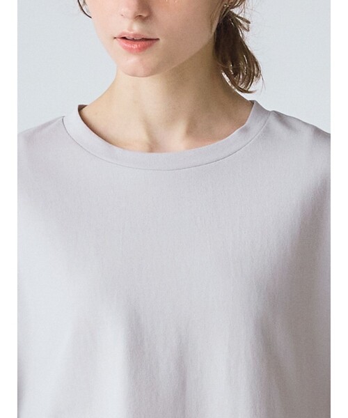 MidiUmi tシャツ ワイドハーフスリーブプルオーバー レディース