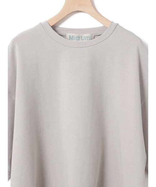 MidiUmi tシャツ ワイドハーフスリーブプルオーバー レディース