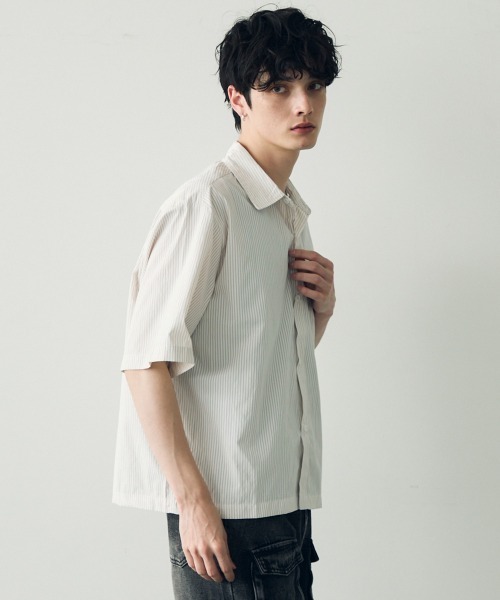 Shoowtime（ショウタイム） シャツ 半袖 Short length regular collar