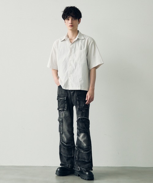 Shoowtime（ショウタイム） シャツ 半袖 Short length regular collar