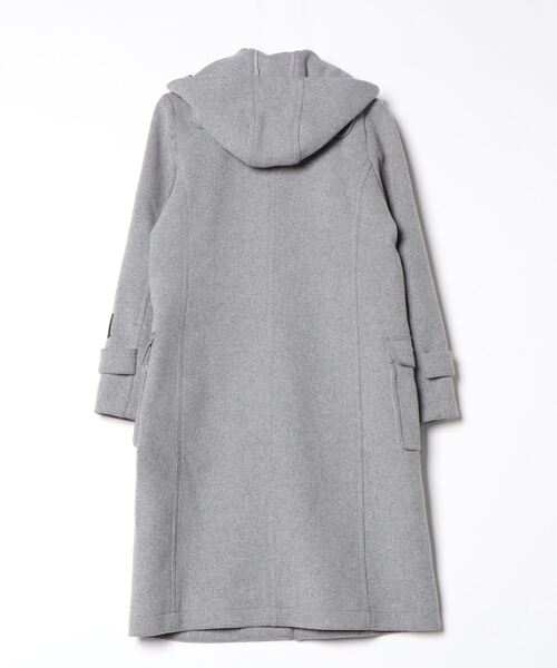 「A part by」 ワンポイントダッフルコート M グレー レディース_画像2
