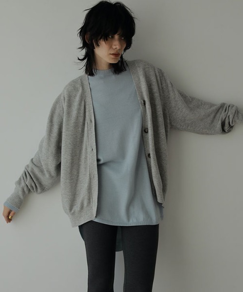ETRE TOKYO（エトレトウキョウ） ニットカーディガン FREE グレー