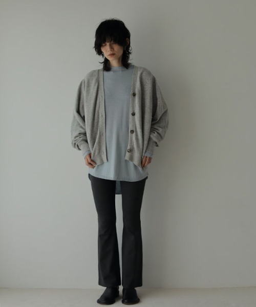 ETRE TOKYO（エトレトウキョウ） ニットカーディガン FREE グレー