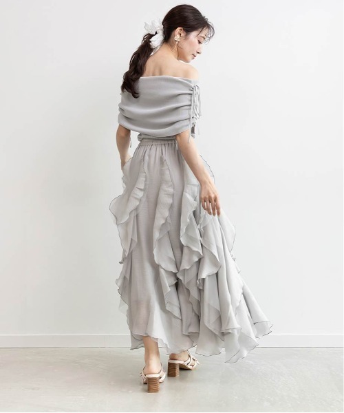 RANDA（ランダ） スカート ラッフルフリルスカート : ZOZOTOWN Yahoo