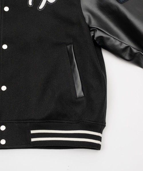 kaoyorinakami スタジャン X-LARGE ベージュ メンズ : ZOZOTOWN Yahoo