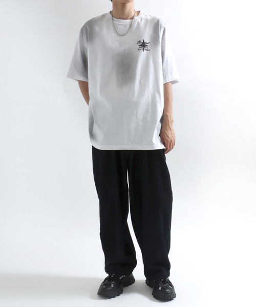 tシャツ グランジTシャツ/ヴィンテージウォッシュ フロントロゴ