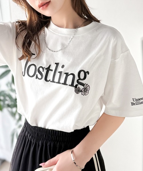 刺繍Tシャツ 刺繍 Tシャツ classicalelf tシャツ ナチュラルな中に、さりげない華。綿100